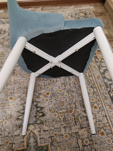 Стул на металлокаркасе Kora white / gray фото покупателя 93