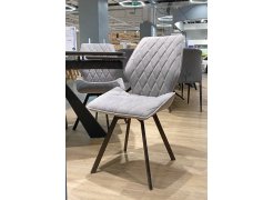 Стул на металлокаркасе DikLine 243 B03 beige / белый из шоурума 1