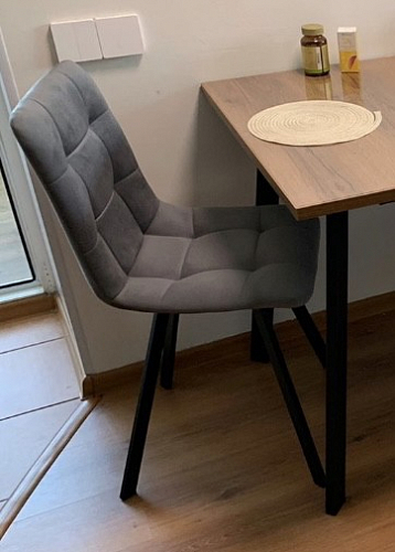 Комплект стульев Чилли 2 шт бежевый / черный фото покупателя 819