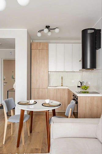 Стол обеденный Вosco/Боско D90 белый / натуральный фото покупателя 33