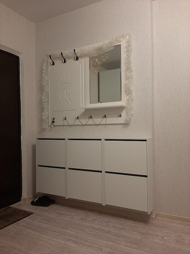 Настенная вешалка ДримСтар ДС-32 белое дерево фото покупателя 2