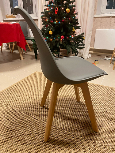 Деревянный стул Bonuss dark gray фото покупателя 142