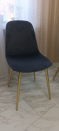 Стул на металлокаркасе Dabl 01 champagne / gold фото покупателя 19