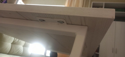 Стол Лота Лофт 140 25 мм черный матовый / бетон фото покупателя 613