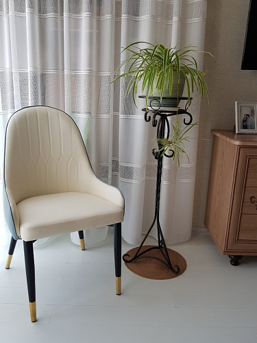 Стул на металлокаркасе Rendal light blue / white фото покупателя 5