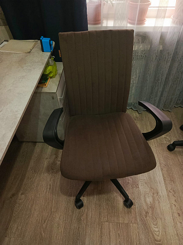 Компьютерное кресло Spark флок черный 35 фото покупателя 1