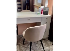 Стул на металлокаркасе Gabi 1 light purple / black фото покупателя 679