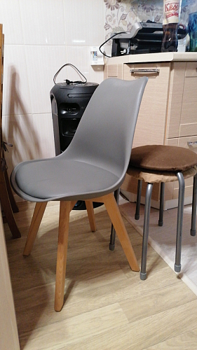 Деревянный стул Bonuss light gray / wood фото покупателя 51