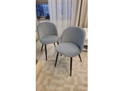 Стул на металлокаркасе Gabi gray / black фото покупателя 813