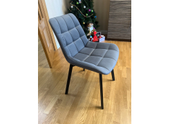 Стул на металлокаркасе Челси белый / темно-серый фото покупателя 22