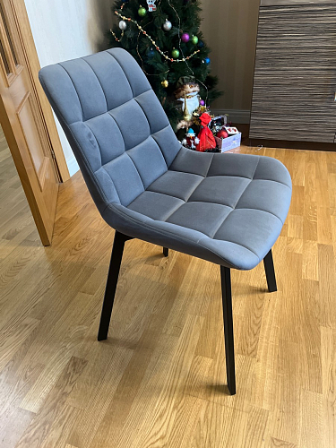 Стул на металлокаркасе Челси бежевый / белый каркас фото покупателя 23