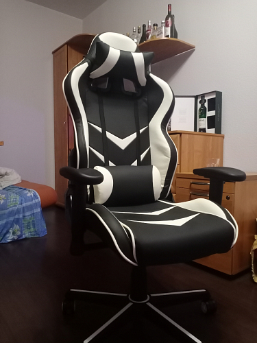 Компьютерное кресло Racer черный / красный / бежевый фото покупателя 31