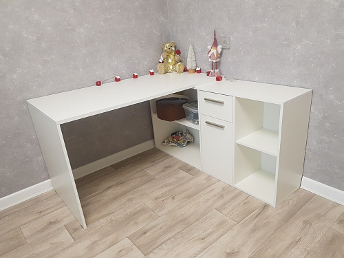 Письменный стол Лайт 03.245F белый гладкий 101 фото покупателя 219