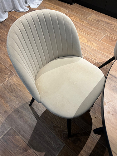 Стул на металлокаркасе Gabi 1 beige / black фото покупателя 169