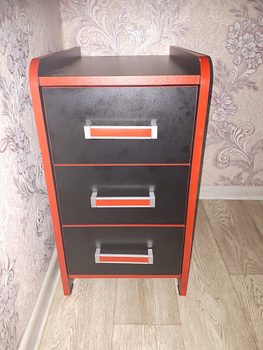 Тумба Ханна черная / красная - Уцененный экземпляр фото покупателя 73