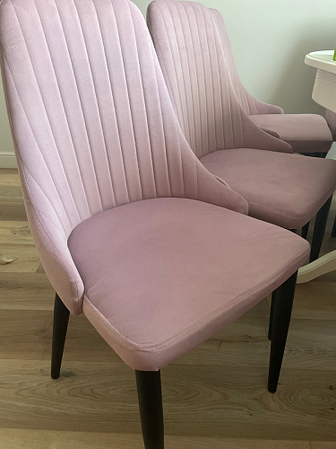 Стул на металлокаркасе Kora wine red / black фото покупателя 37