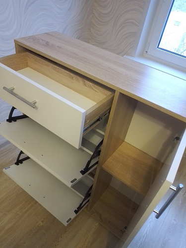 Обувница ТП-4 дуб сонома / белый  - Уцененный экземпляр фото покупателя 6