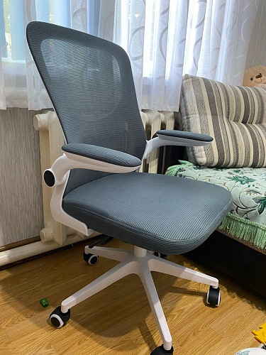 Компьютерное кресло Konfi light gray / blue / white фото покупателя 193