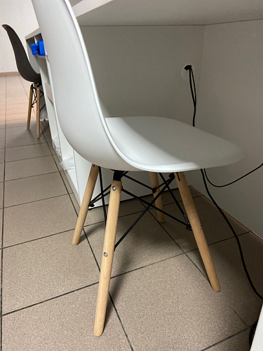 Пластиковый стул Eames PC-015 желтый фото покупателя 379