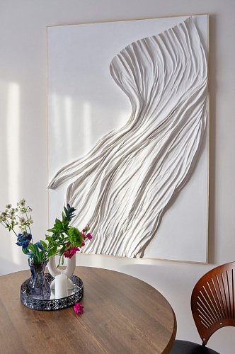 Стол Тулип 90х73 дуб вотан / белый  - Уцененный экземпляр фото покупателя 105