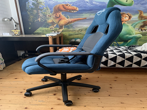 Компьютерное кресло Driver/Драйвер кожзам черный / ткань черный фото покупателя 98