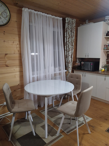 Стул на металлокаркасе Чилли К светло-серый велюр / черный каркас фото покупателя 551