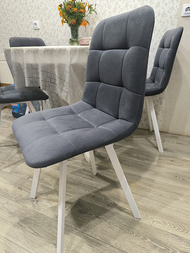 Стул на металлокаркасе Чилли зеленый / белый каркас фото покупателя 385