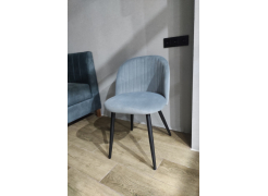 Стул на металлокаркасе Gabi blue / black фото покупателя 863