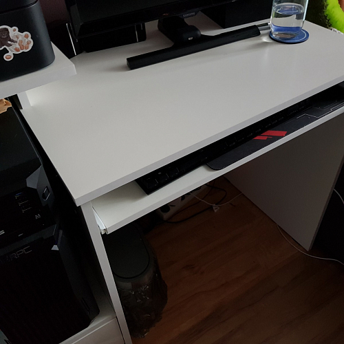 Стол компьютерный Джаз-24 правый венге фото покупателя 77