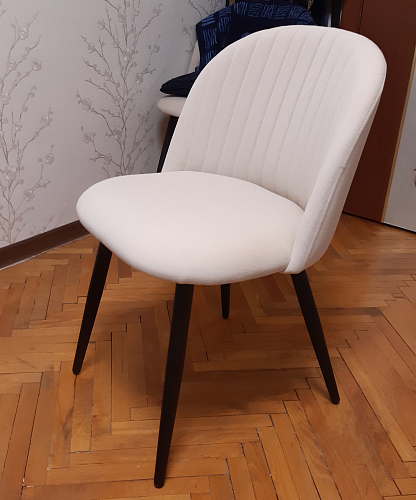 Стул на металлокаркасе Gabi gray / black фото покупателя 906