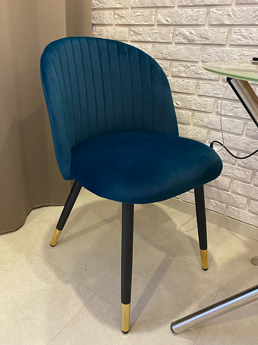 Стул на металлокаркасе Gabi gray / black фото покупателя 12