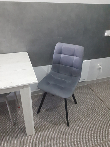 Стул на металлокаркасе Чилли бежевый / белый каркас фото покупателя 1025