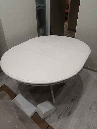 Стол раскладной Toskana 90 butter white фото покупателя 3