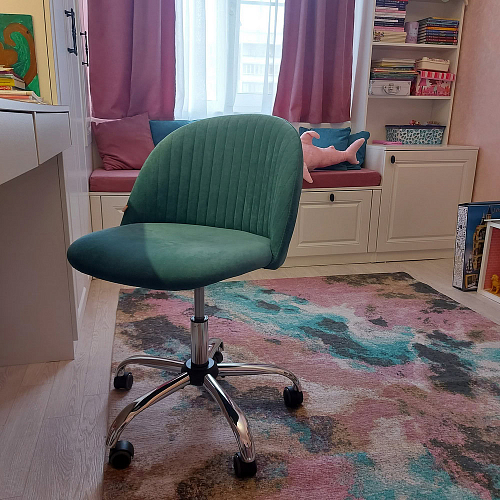 Компьютерное кресло Melody/Мелоди молочное фото покупателя 144