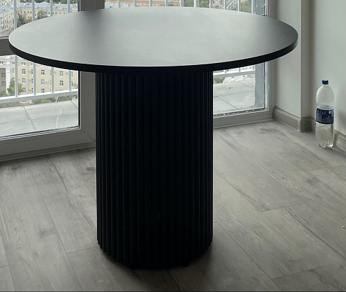 Деревянный стол Барел 89 черный / черный фото покупателя 24