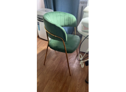 Стул на металлокаркасе Kamelia темно-серый / золотой фото покупателя 51