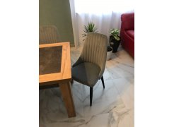 Стул на металлокаркасе Kora beige / black фото покупателя 133