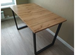 Стол Лота Лофт 140 25 мм черный матовый / бетон фото покупателя 685