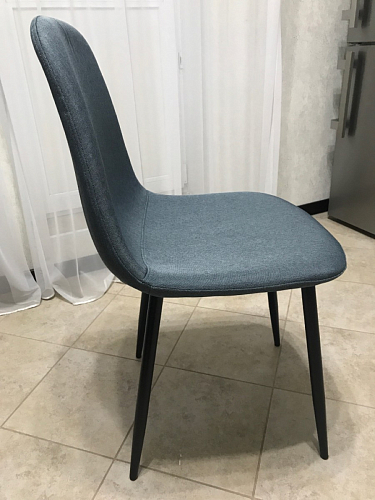 Стул на металлокаркасе Lilu dark grey / black фото покупателя 88