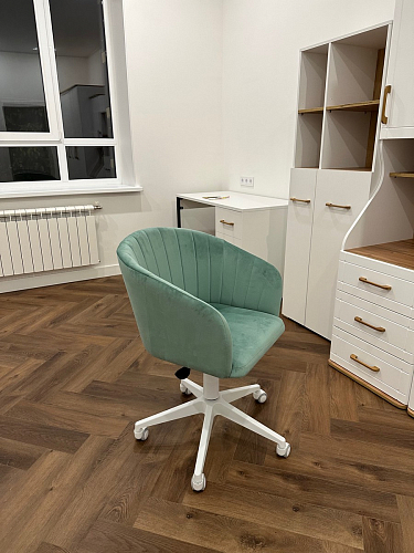 Компьютерное кресло Тибо confetti chocolate / белый фото покупателя 50