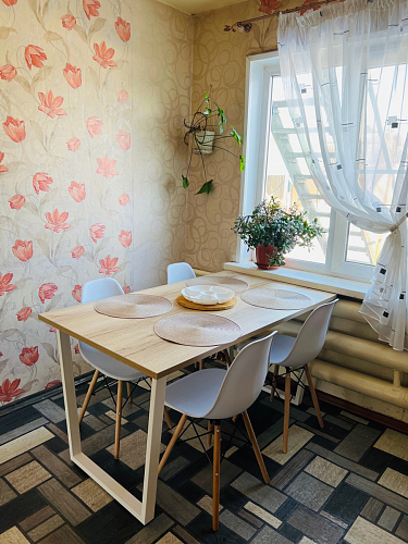 Деревянный стол Лота Лофт 140х80 черный матовый / бетон светлый фото покупателя 810