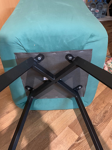 Стул на металлокаркасе Чилли зеленый / белый каркас фото покупателя 187