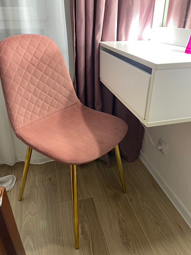 Стул на металлокаркасе Dabl pink фото покупателя 2