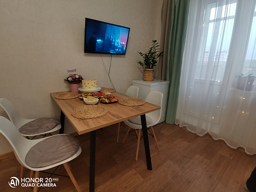 Стол Тринити Лофт 120 32 мм дуб галифакс табако / черный матовый фото покупателя 222