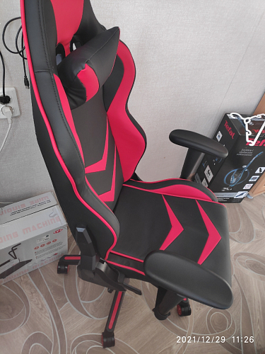 Компьютерное кресло Racer черное / оранжевое фото покупателя 66