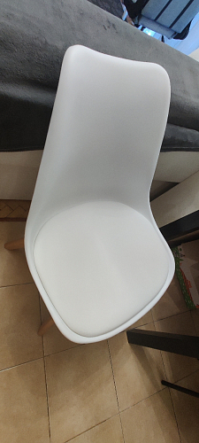 Деревянный стул Bonuss темно-серый / черное сидение / черный фото покупателя 74