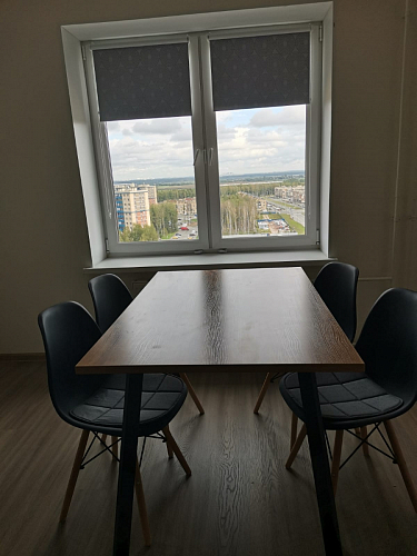 Стол Тринити Лофт 120 32 мм дуб галифакс табако / черный матовый фото покупателя 564