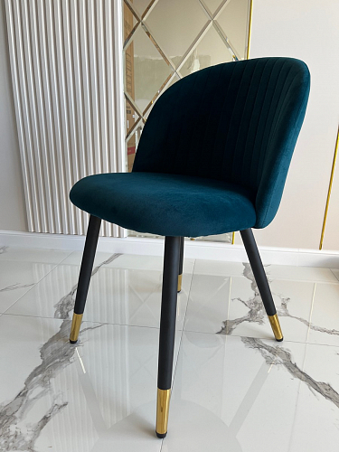 Стул на металлокаркасе Gabi latte / gold / black фото покупателя 43