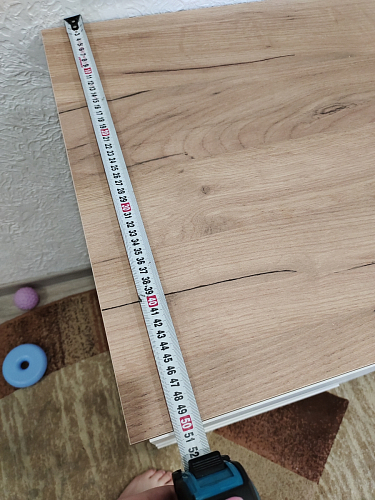 Письменный стол Элла ПС 02 белый / белый фото покупателя 4