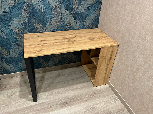 Письменный стол Битти Лофт 116х60х75 дуб вотан / черный матовый фото покупателя 112